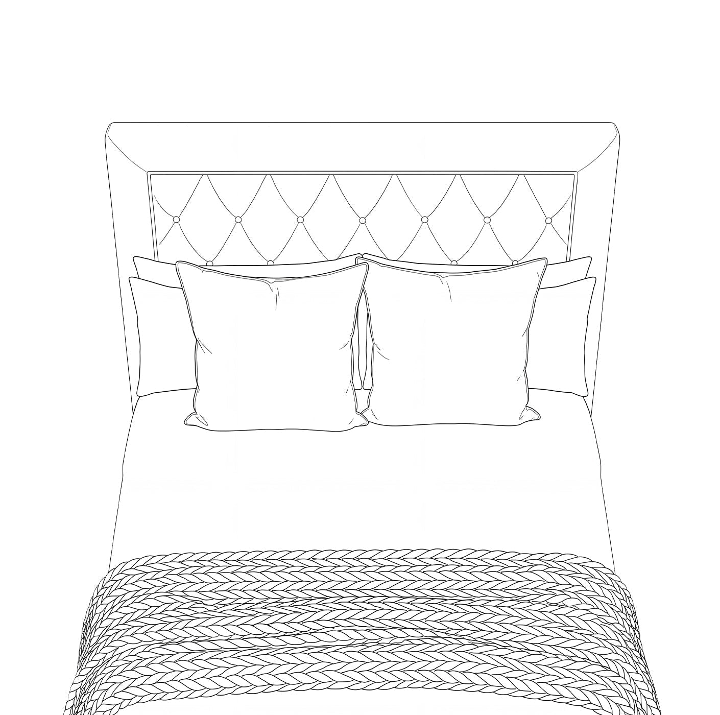 The Best Throw Pillow Sizes for Twin Bed