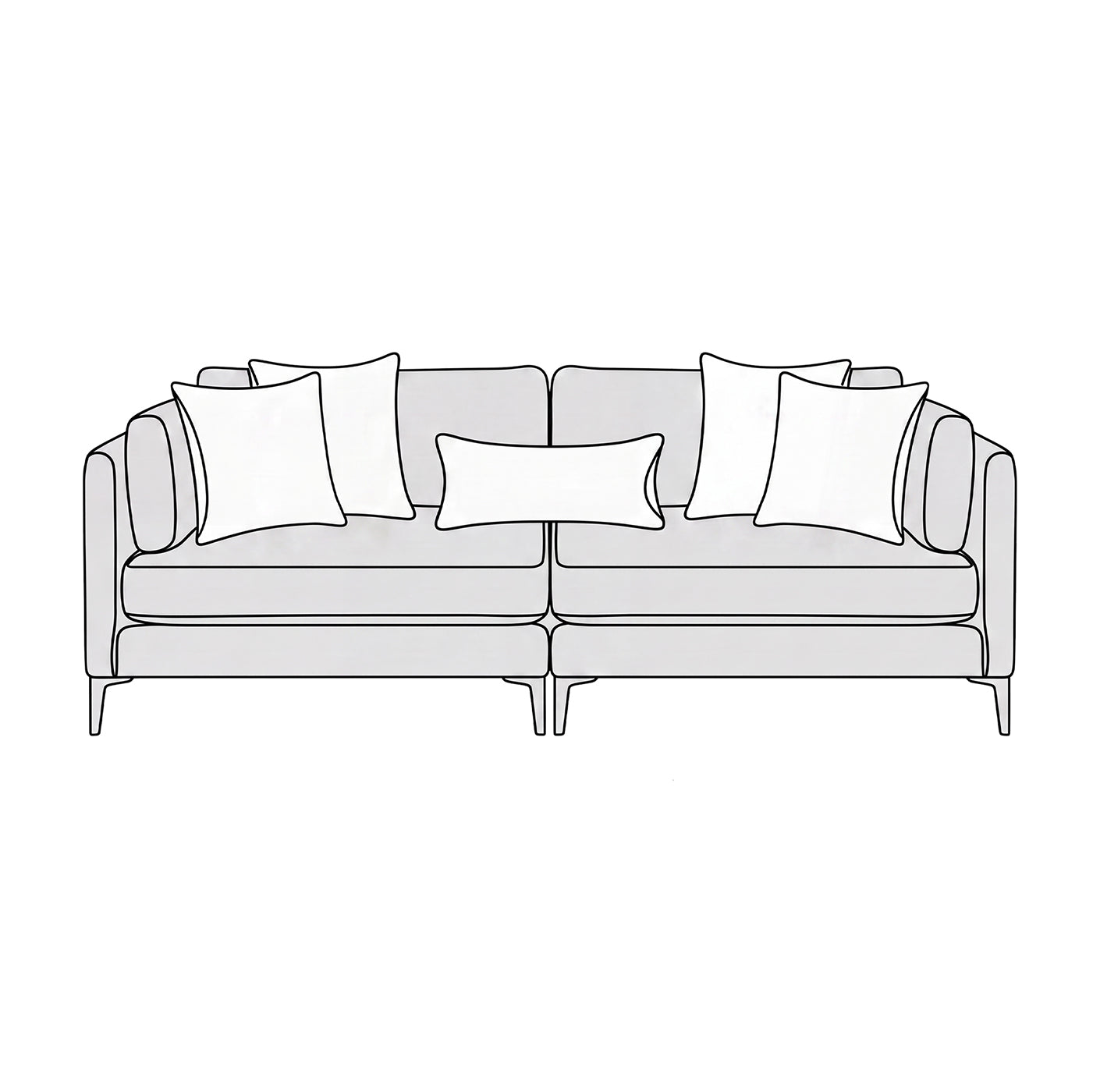 What Size Pillows for a Deep Sofa?