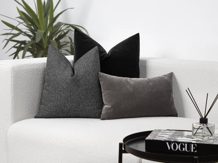 Black & Gray Pillow Covers: How to Create Contrast with Modern Neutrals