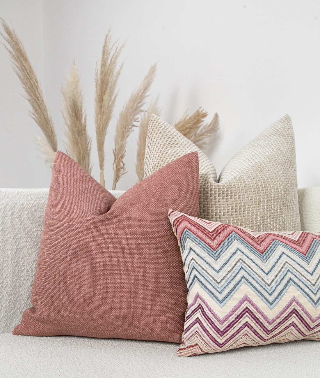 Dusty Pink Linen Pillow Cover