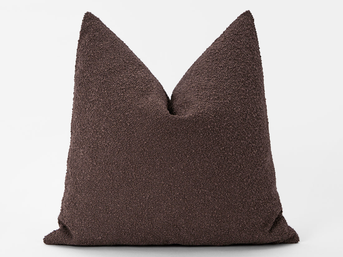 Chesnut Boucle Pillow Cover