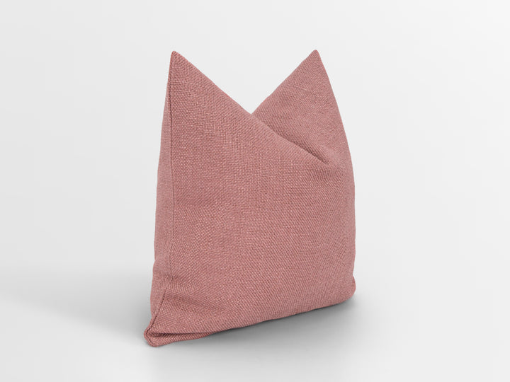 Dusty Pink Linen Pillow Cover