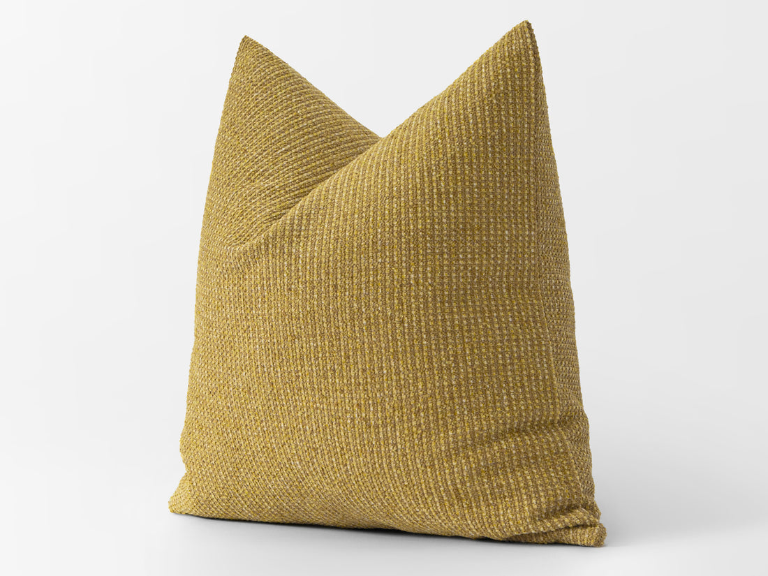 Mustard Striped Boho Pillow Cover