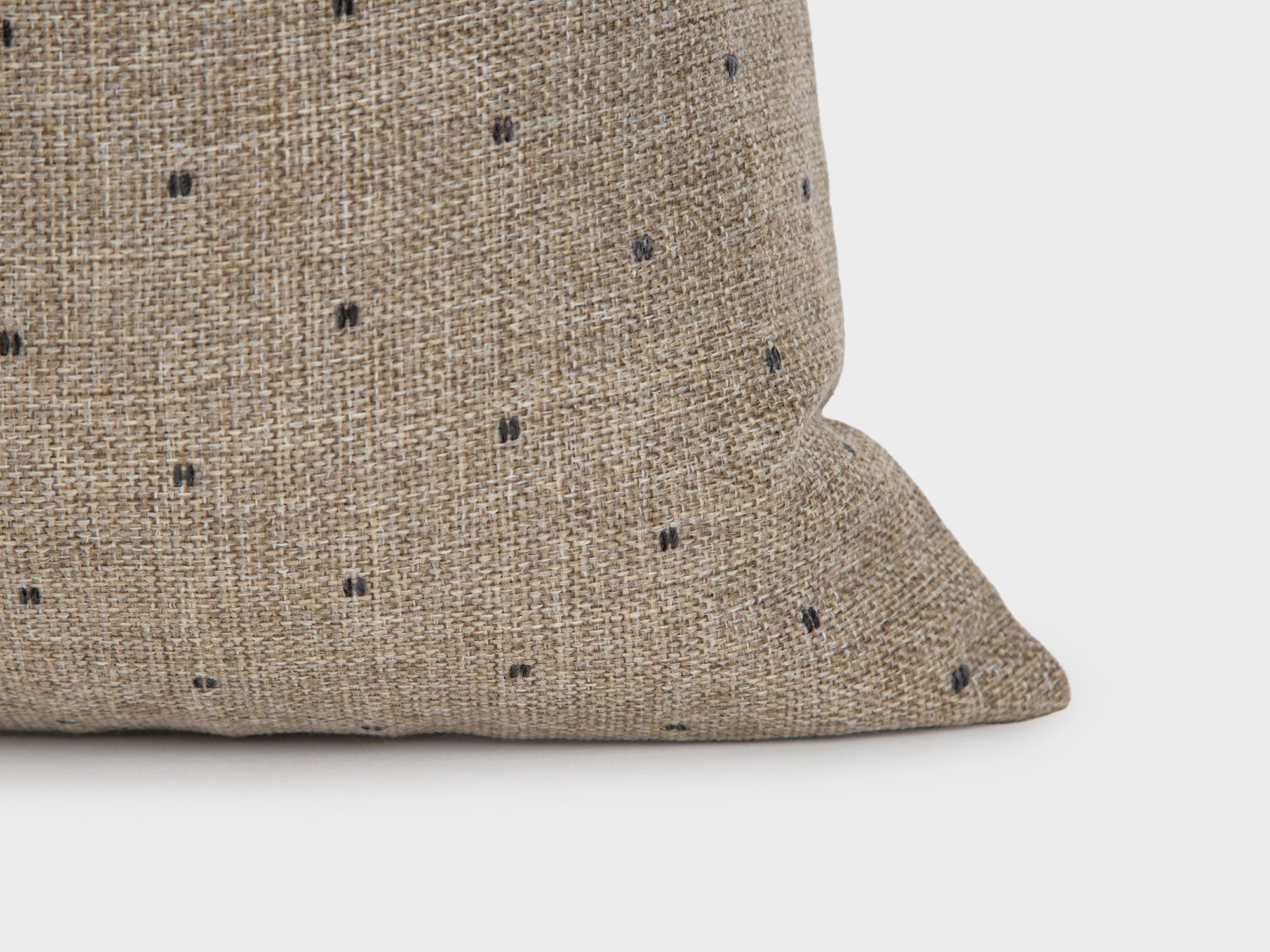 Brown Beige Dotted Pillow Cover