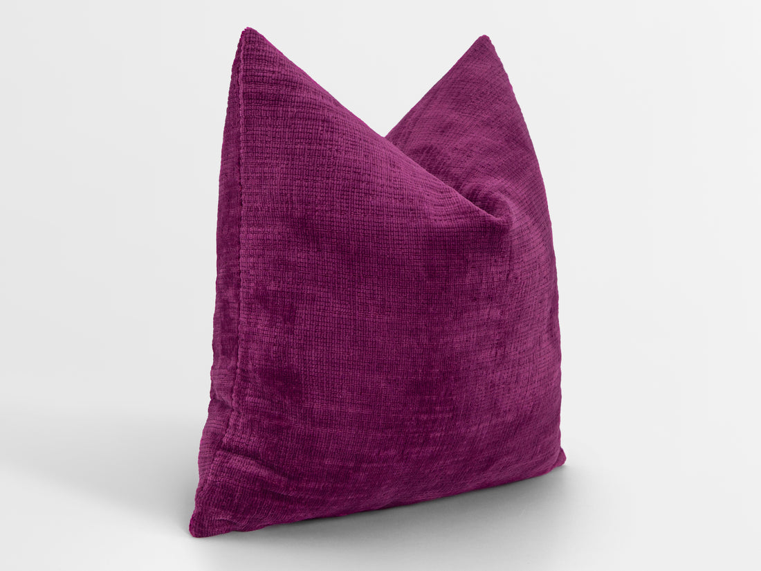 Dark Fuchsia Cozy Pillow Cover