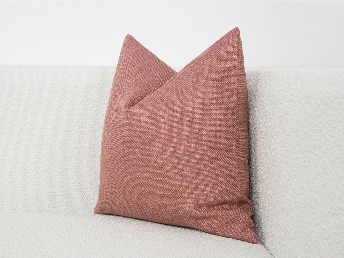 Dusty Pink Linen Pillow Cover