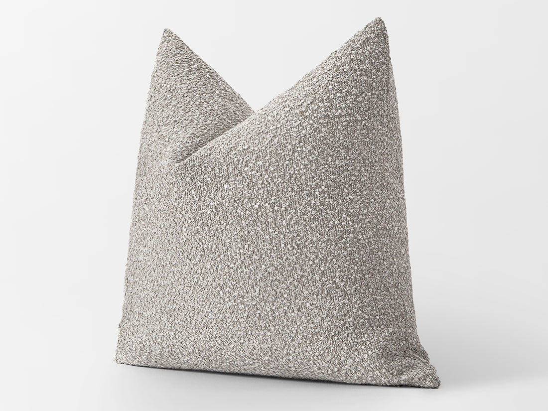 Neutral Boucle Boho Pillow Cover