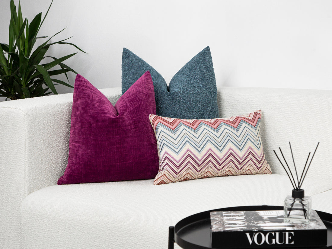 Dark Fuchsia Cozy Pillow Cover