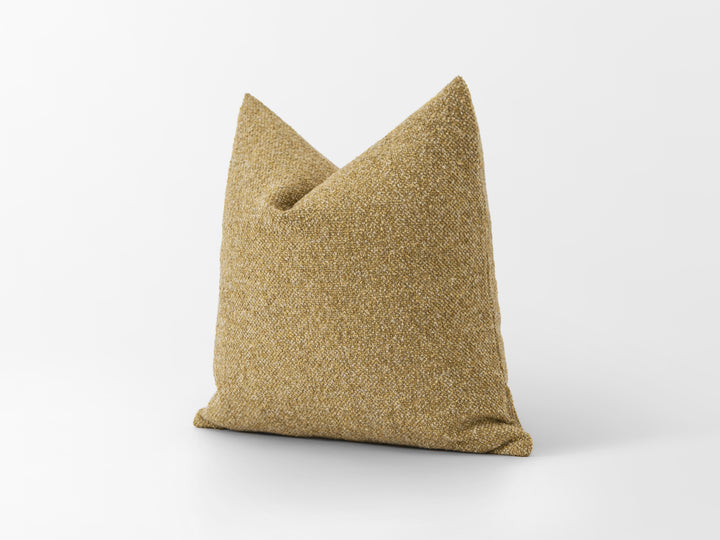 Dusty Gold Boucle Pillow Cover