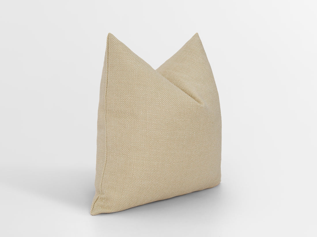 Dusty Yellow Linen Pillow Cover