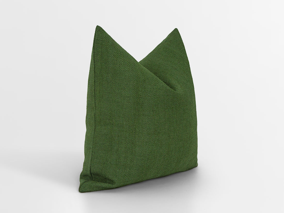 Green Linen Pillow Cover