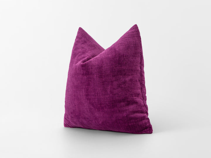 Dark Fuchsia Cozy Pillow Cover