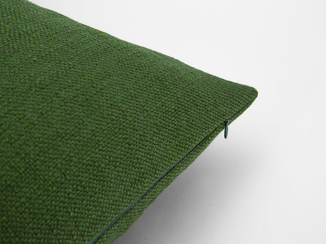 Green Linen Pillow Cover