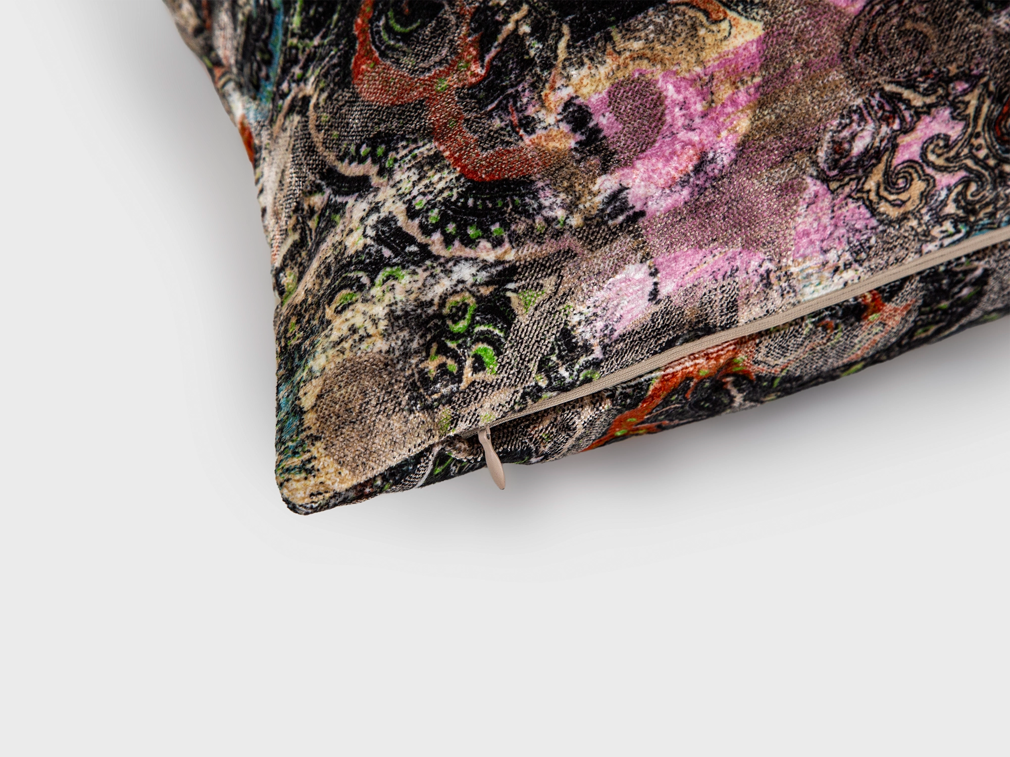 Postmodern Abstract Velvet Pillow Cover