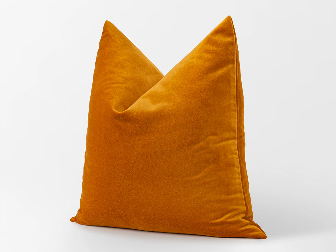 Amber Velvet Pillow Cover