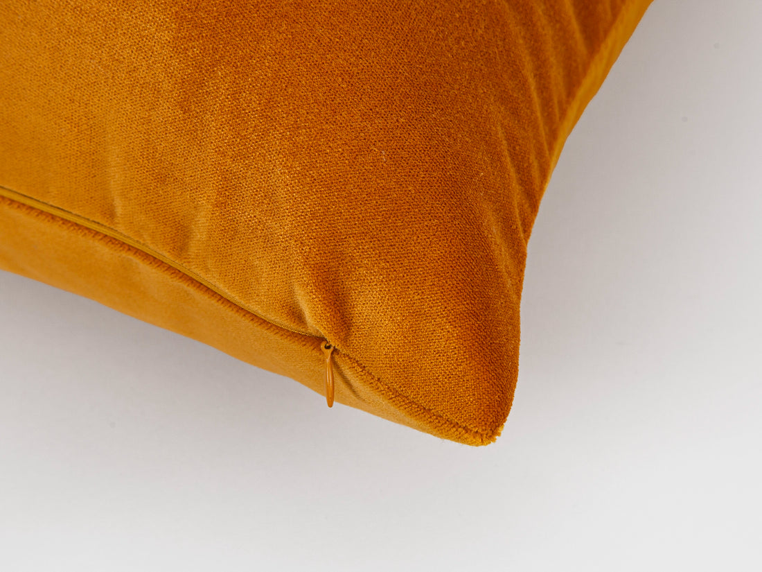 Amber Velvet Pillow Cover