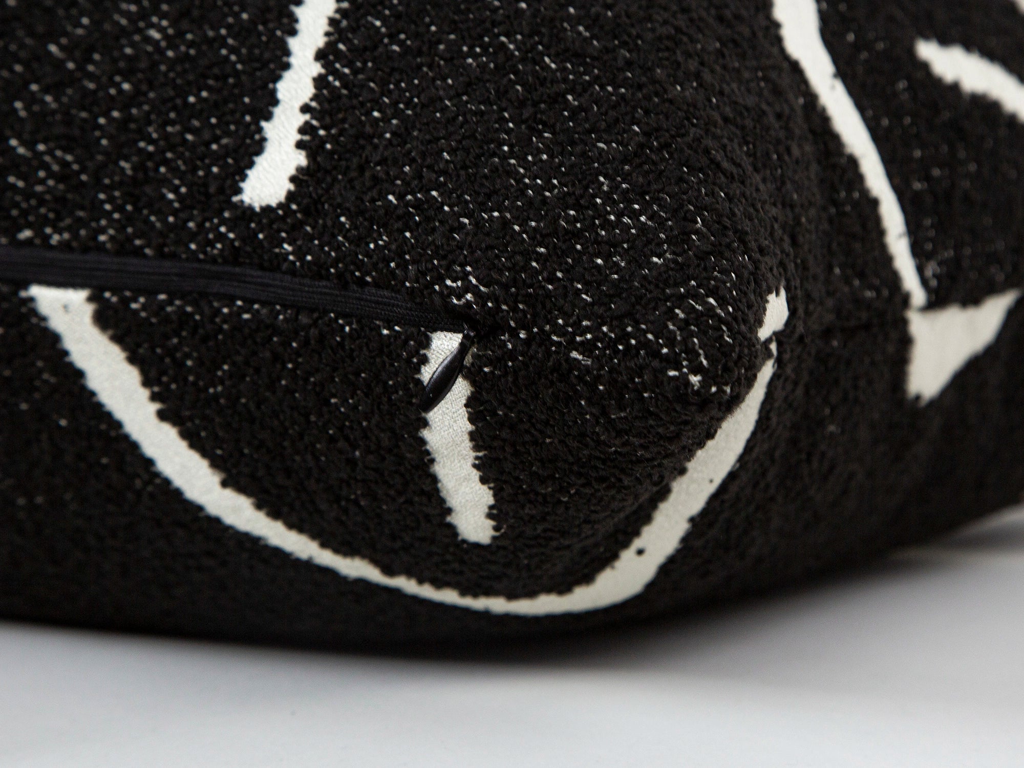 Black White Graffito Pillow Cover – Amorphous