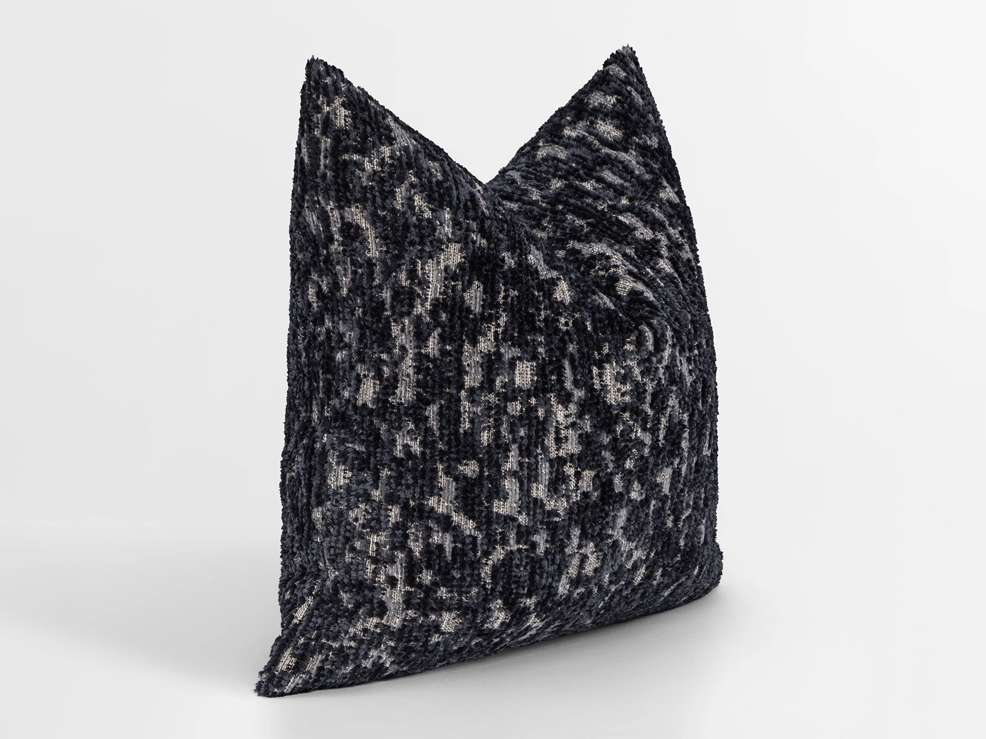 Anthracite Textured Super Soft Pillow Cover