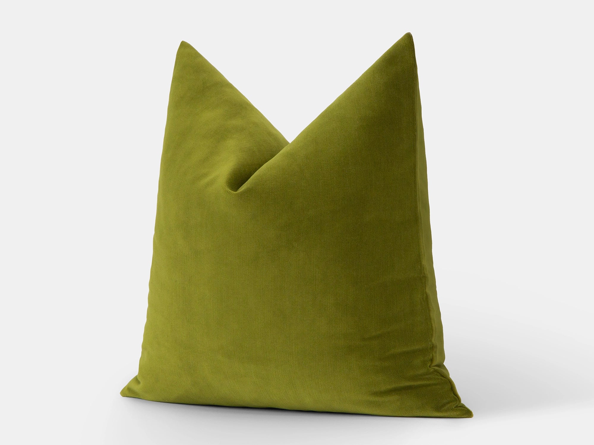 Apple Green Velvet Pillow Cover