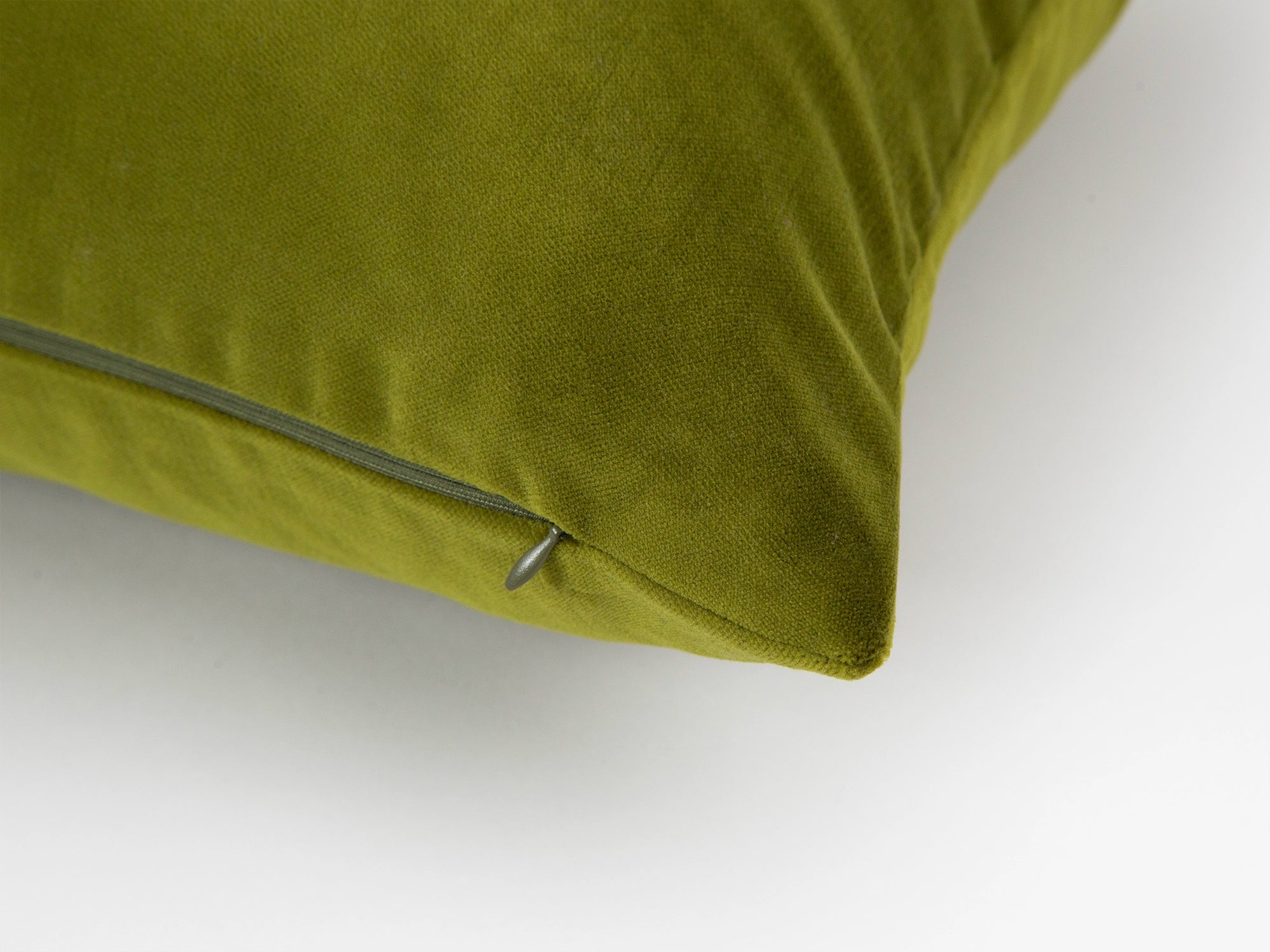 Apple Green Velvet Pillow Cover