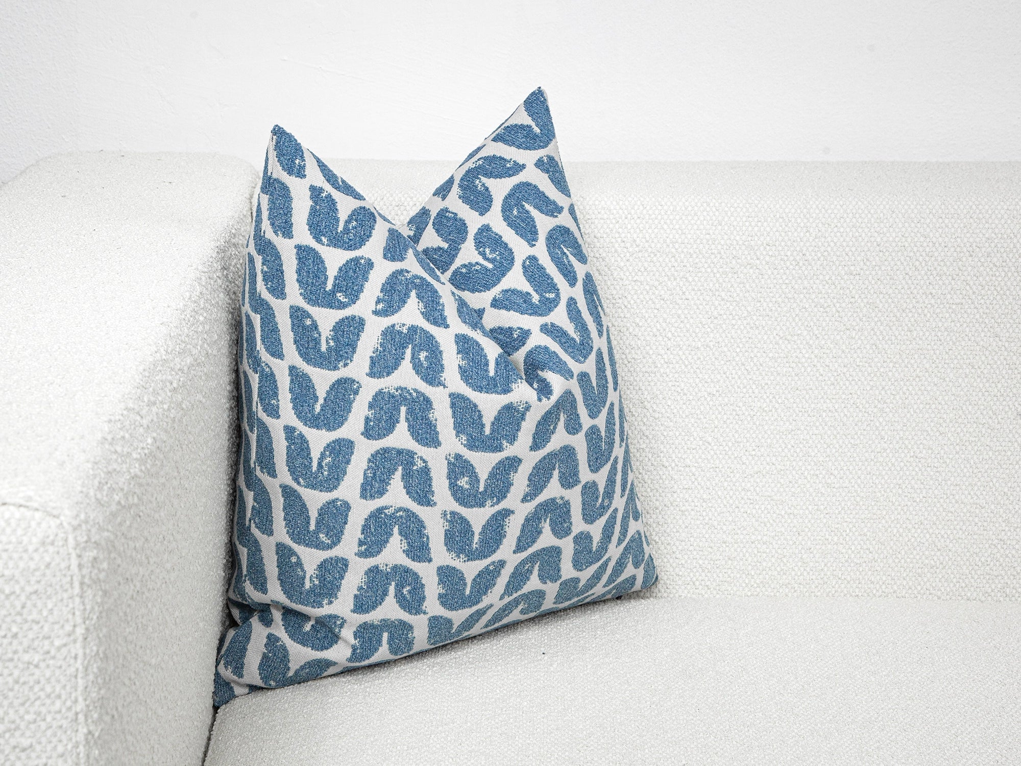 Aqua Blue Designer Pillow Cover