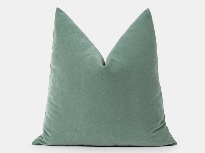 Aqua Green Velvet Pillow Cover
