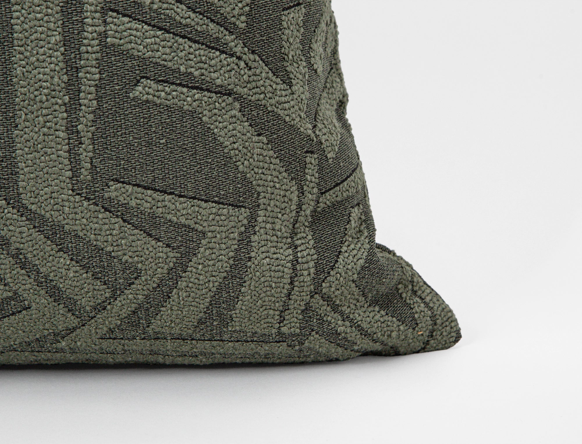 Green Arch Geo Textured Pillow Cover - District