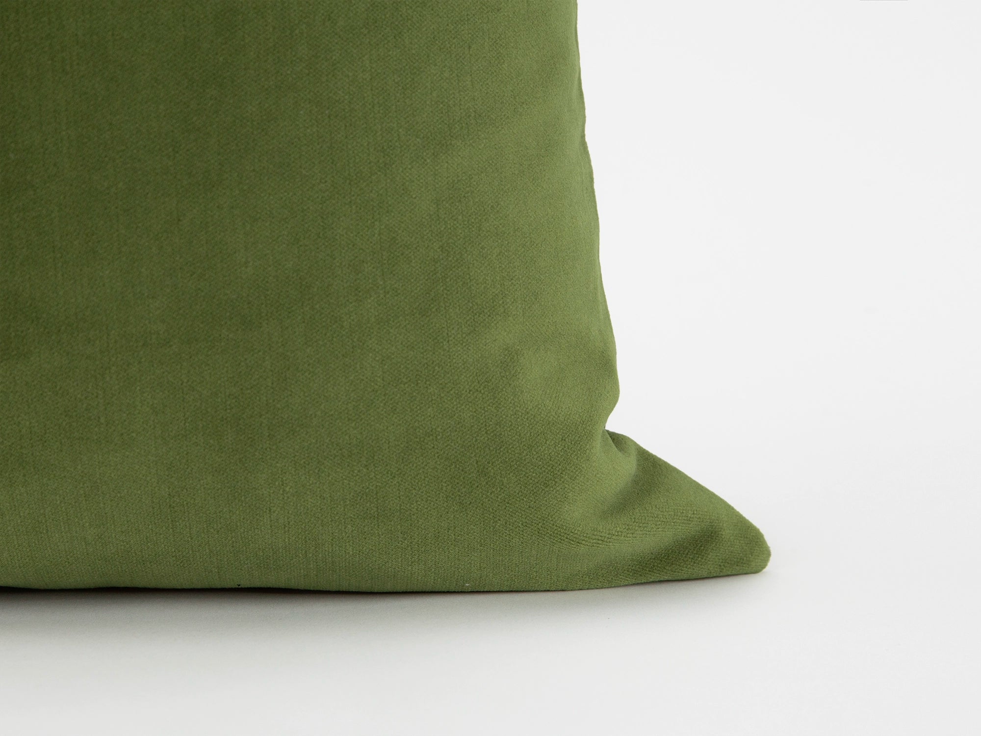 Avocado Green Velvet Pillow Cover