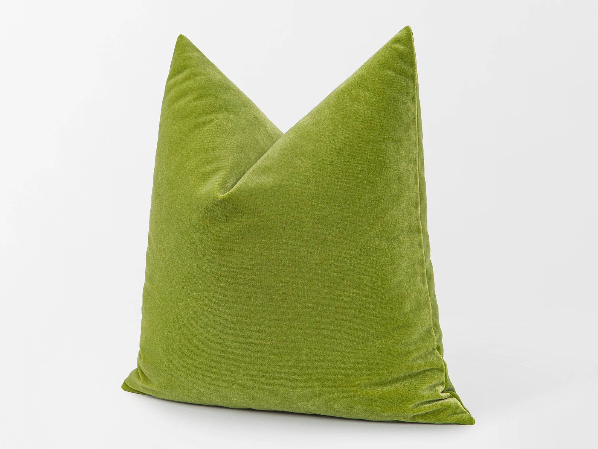 Avocado Green Velvet Pillow Cover