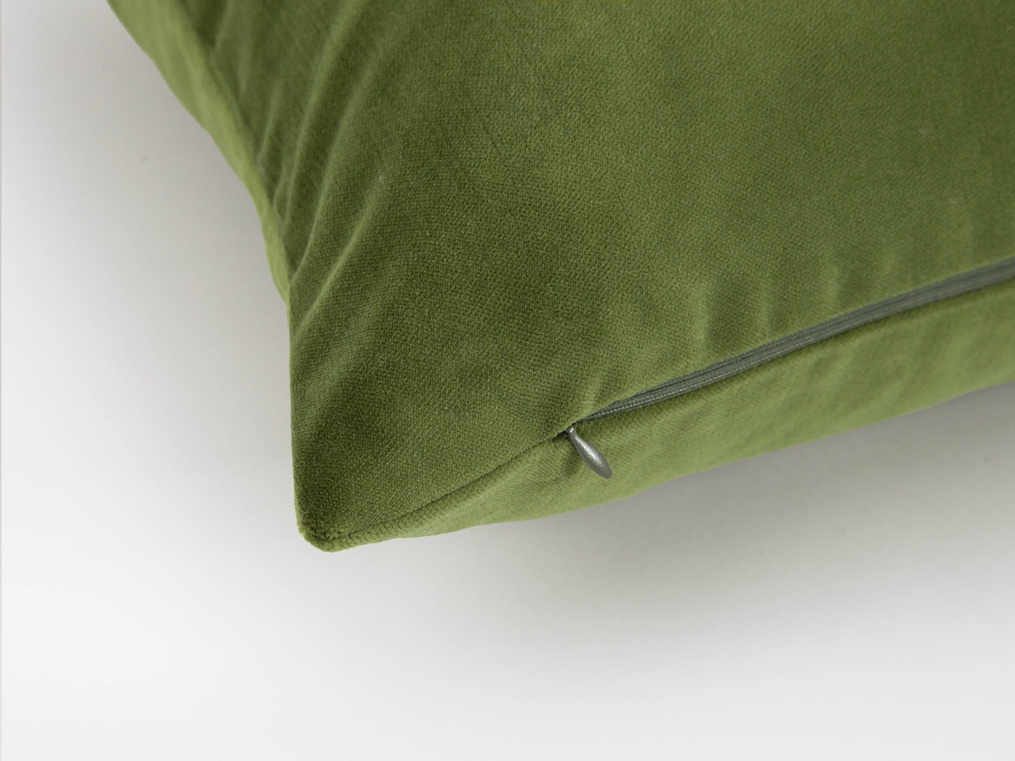 Avocado Green Velvet Pillow Cover
