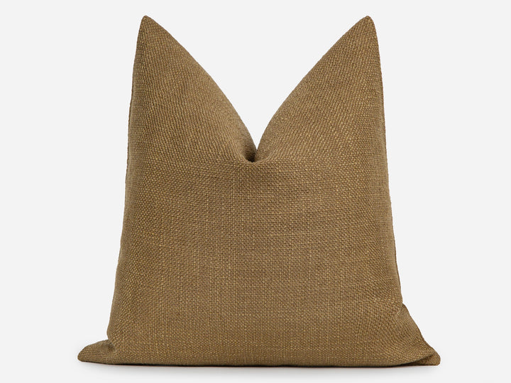 Bark Beige Linen  Pillow Cover
