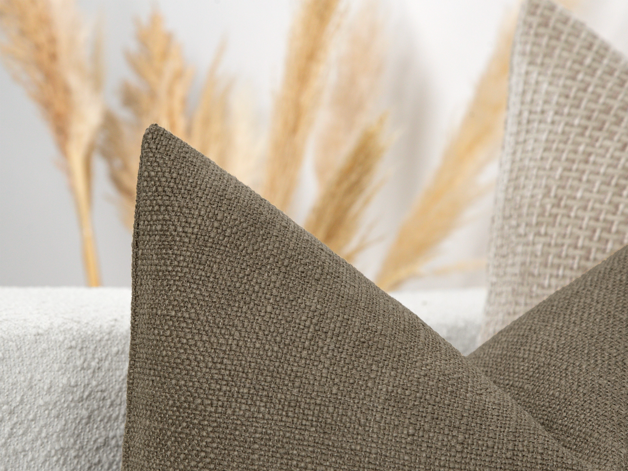 Bark Linen Pillow Cover