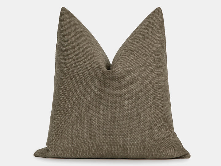 Bark Linen Pillow Cover