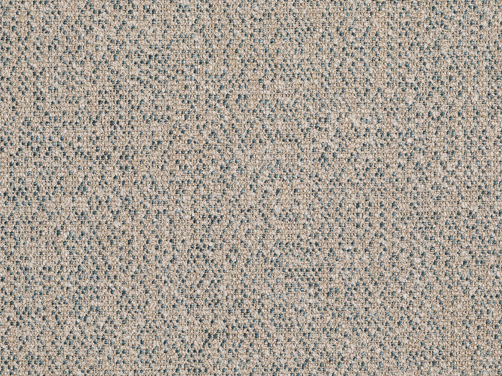 Beige & Blue Upholstery Fabric - Gabon