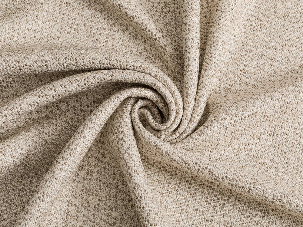 Beige & Cream Upholstery Fabric - Gabon