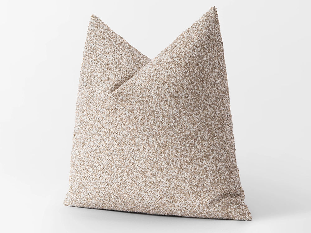 Earthy Boucle Boho Pillow Cover