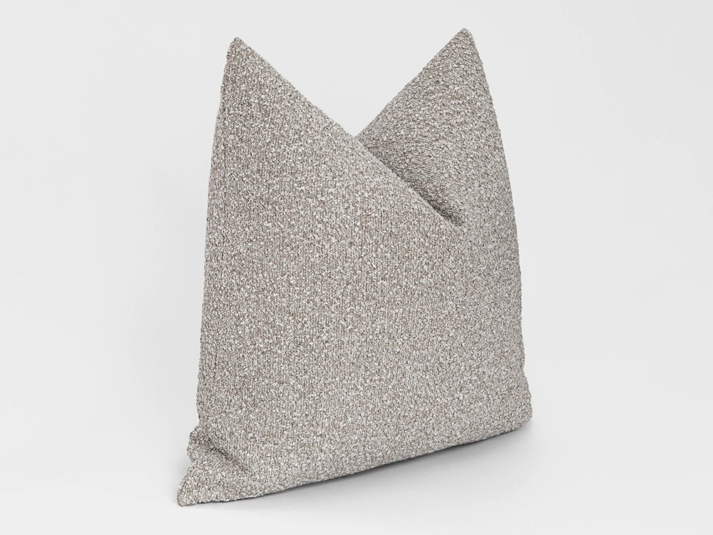 Earthy Boucle Boho Pillow Cover