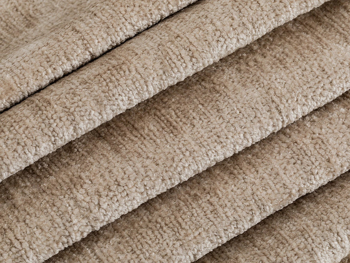 Beige Chenille Upholstery Fabric - Eloria