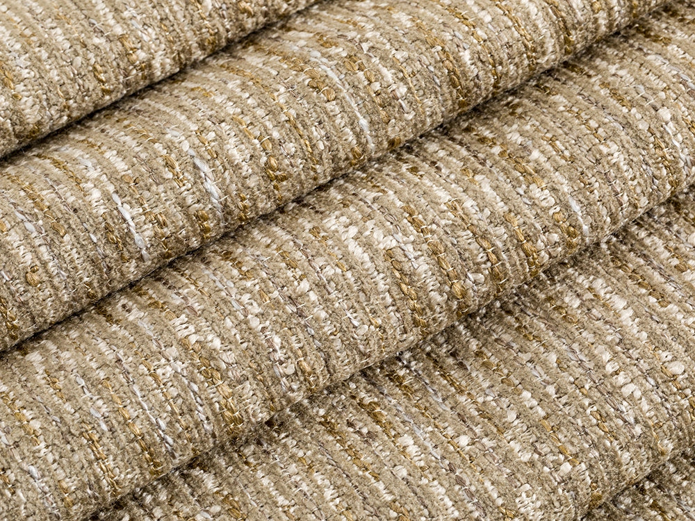 Beige Striped Upholstery Fabric - Nexus Terra Lines