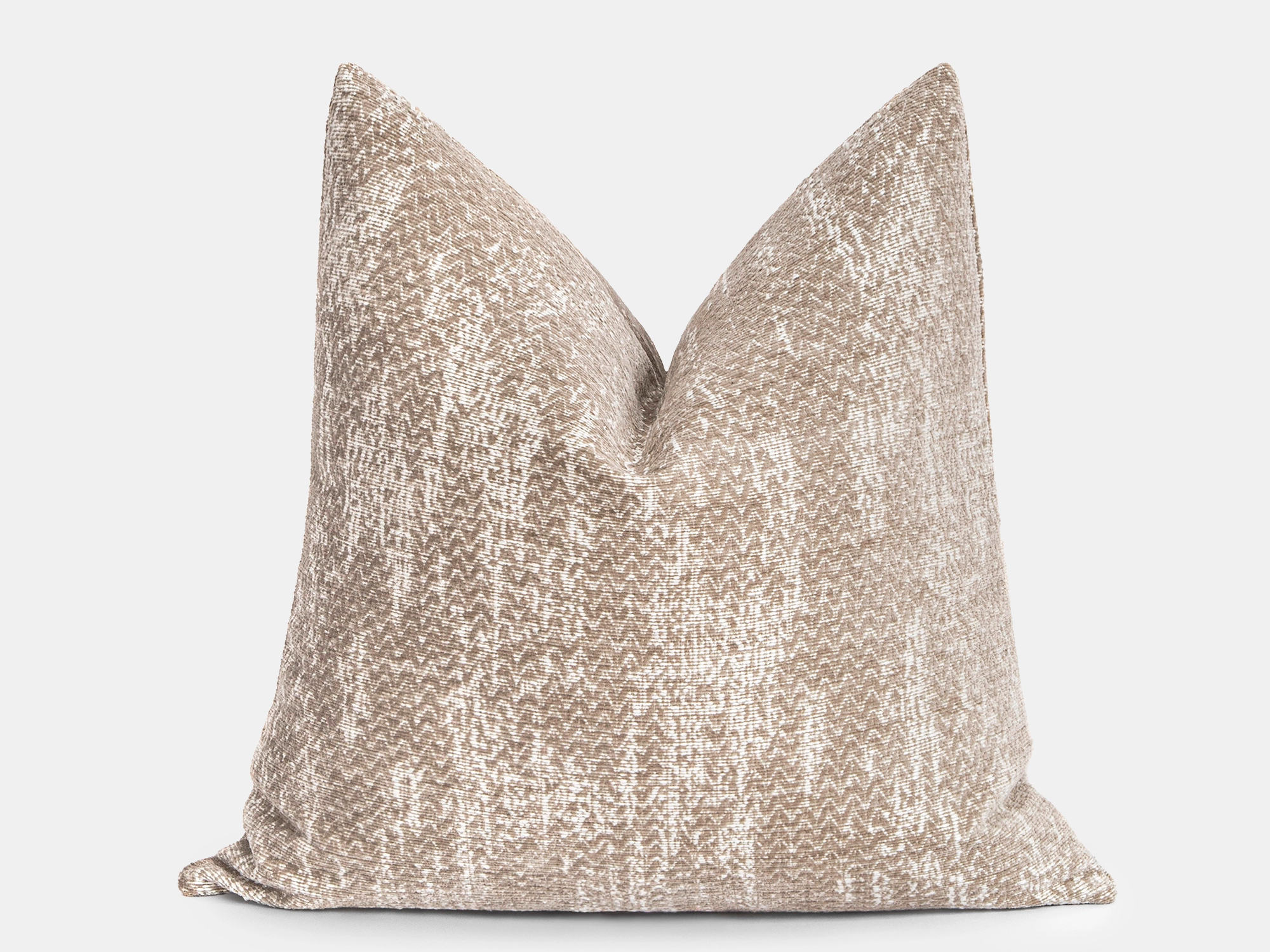 Beige Woven Pillow Cover