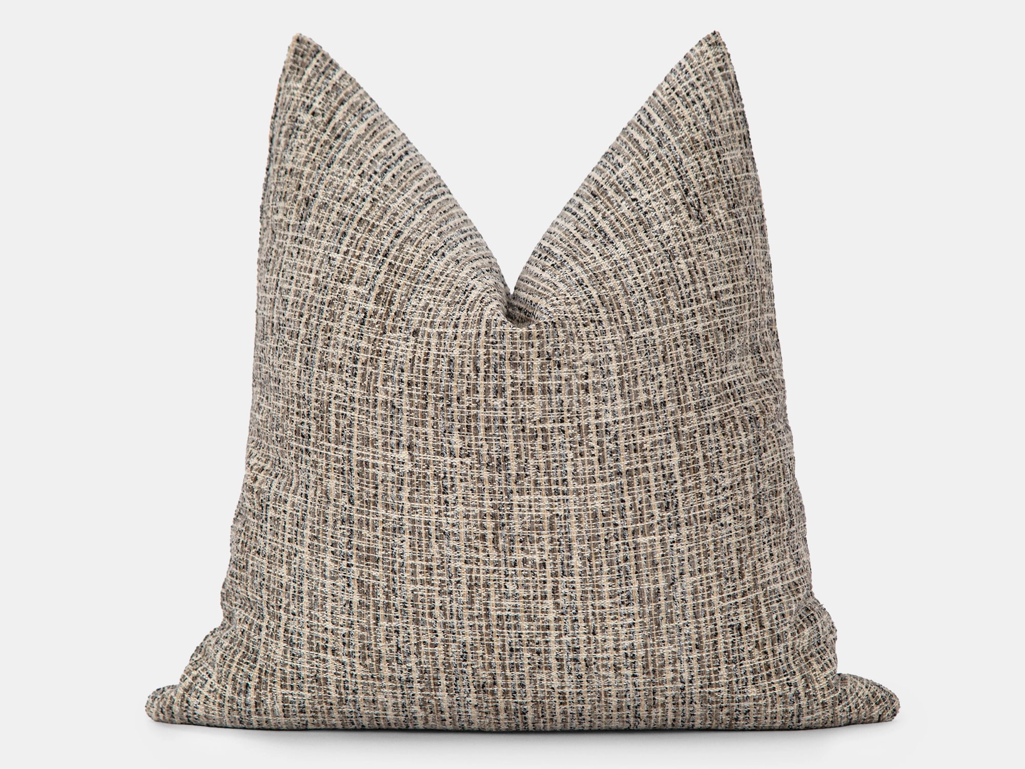 Greige Woven Pillow Cover