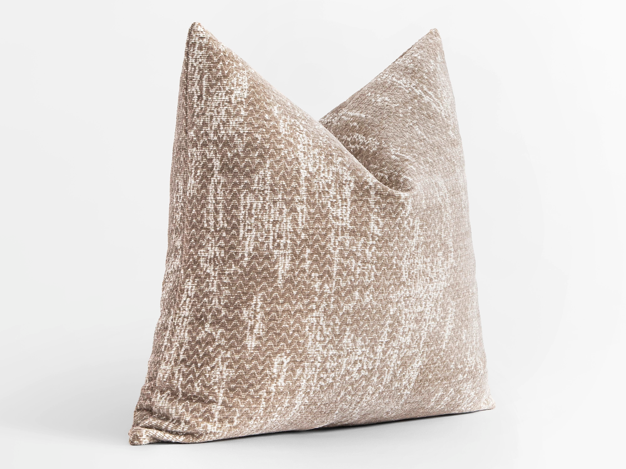 Beige Woven Pillow Cover