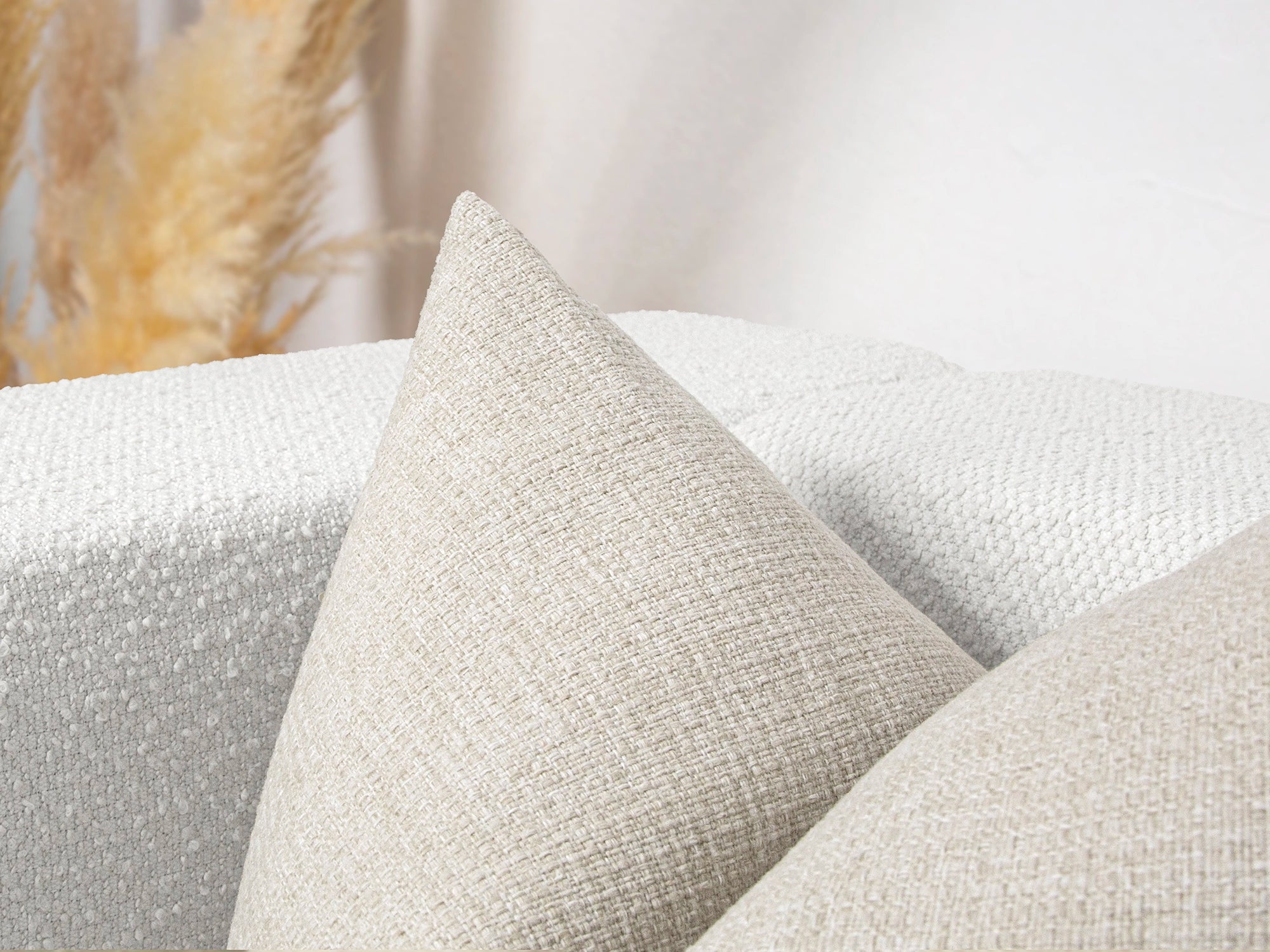 Neutral Beige Linen Pillow Cover
