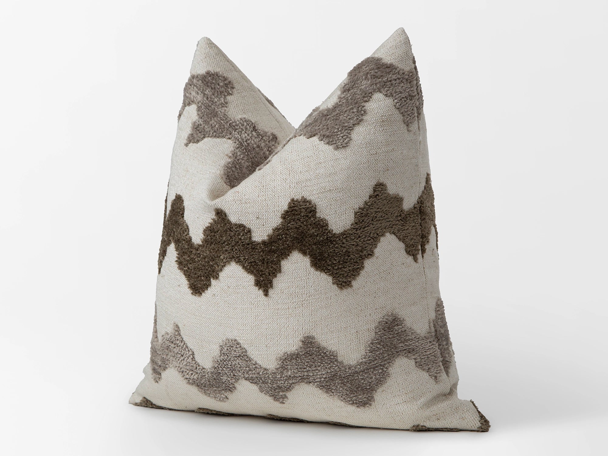 Neutral Chevron Pillow Cover - Textured & Soft
