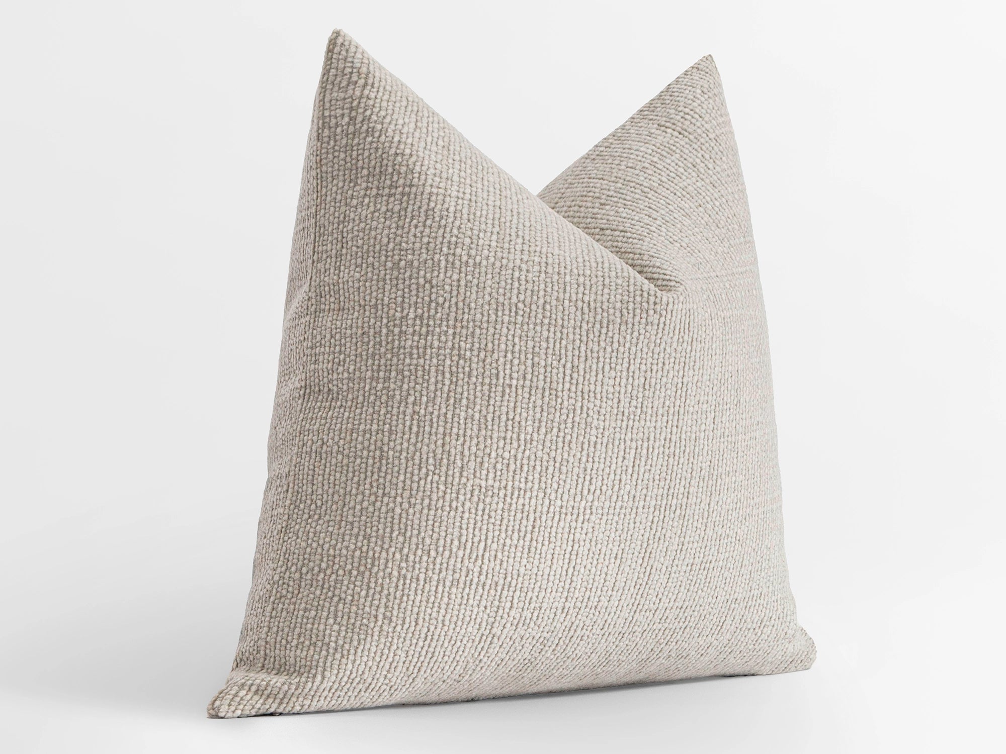Earthy Beige Textured Pillow Cover