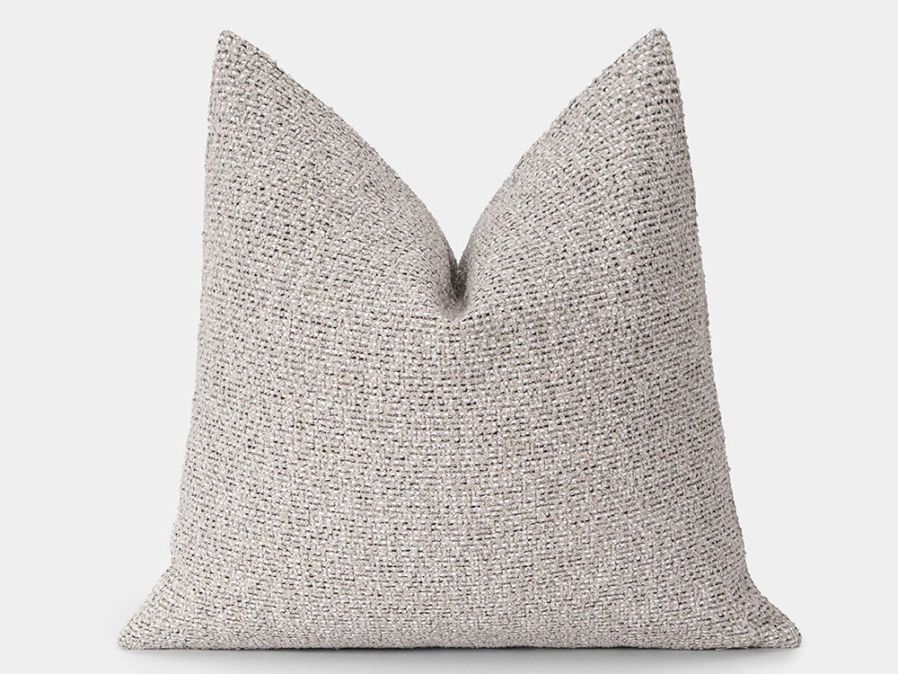 Beige Woven Boho Pillow Cover