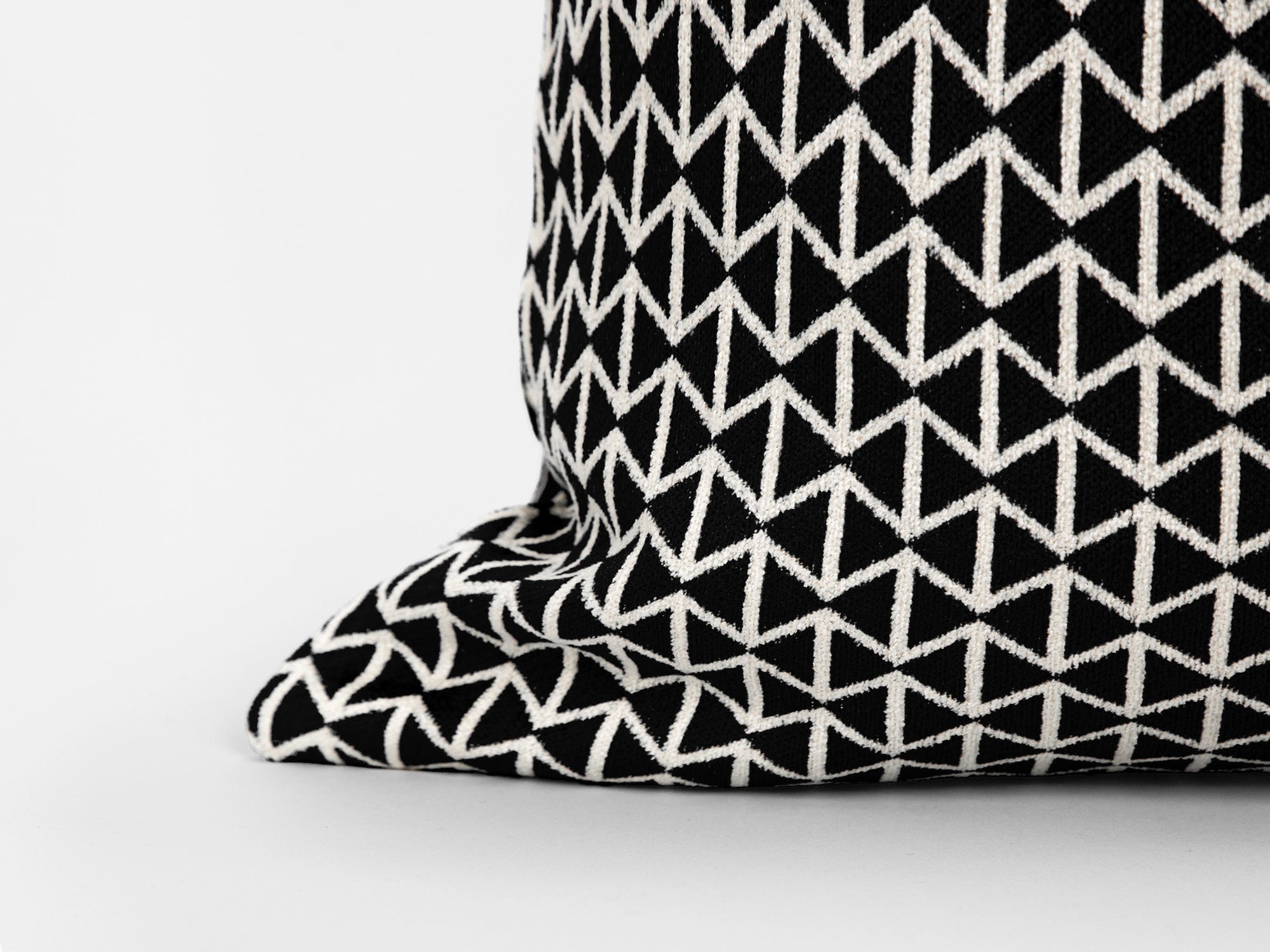 Black Bowtie Woven Pillow Cover - Vector
