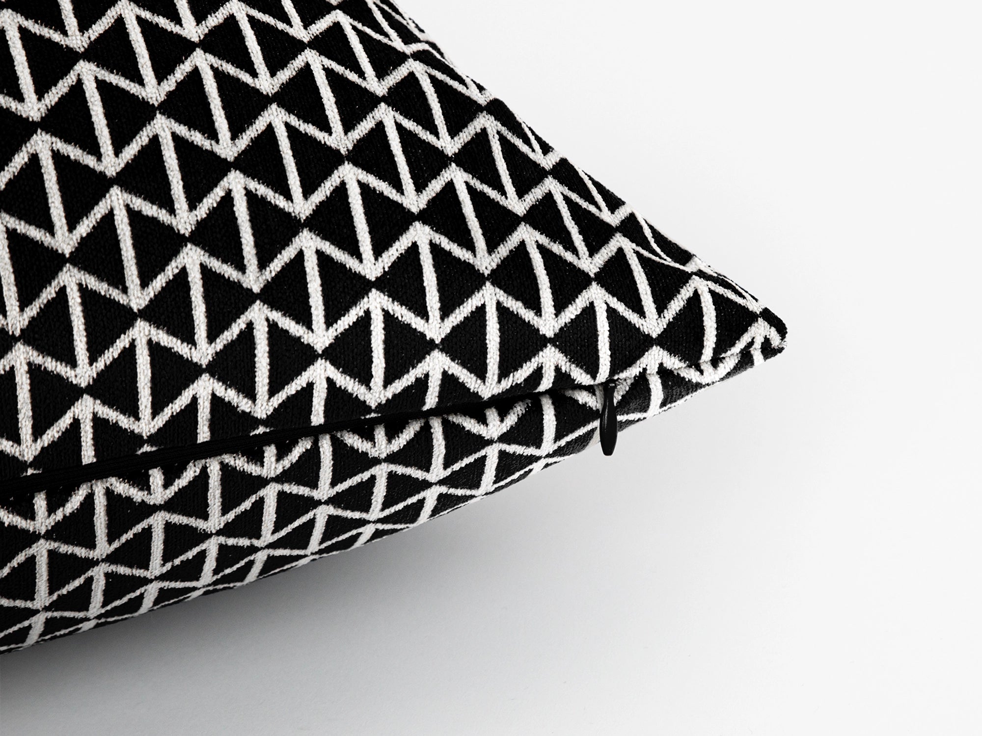 Black Bowtie Woven Pillow Cover - Vector