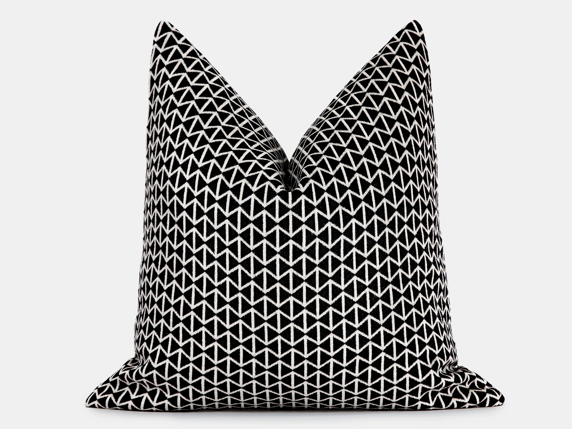 Black Bowtie Woven Pillow Cover - Vector
