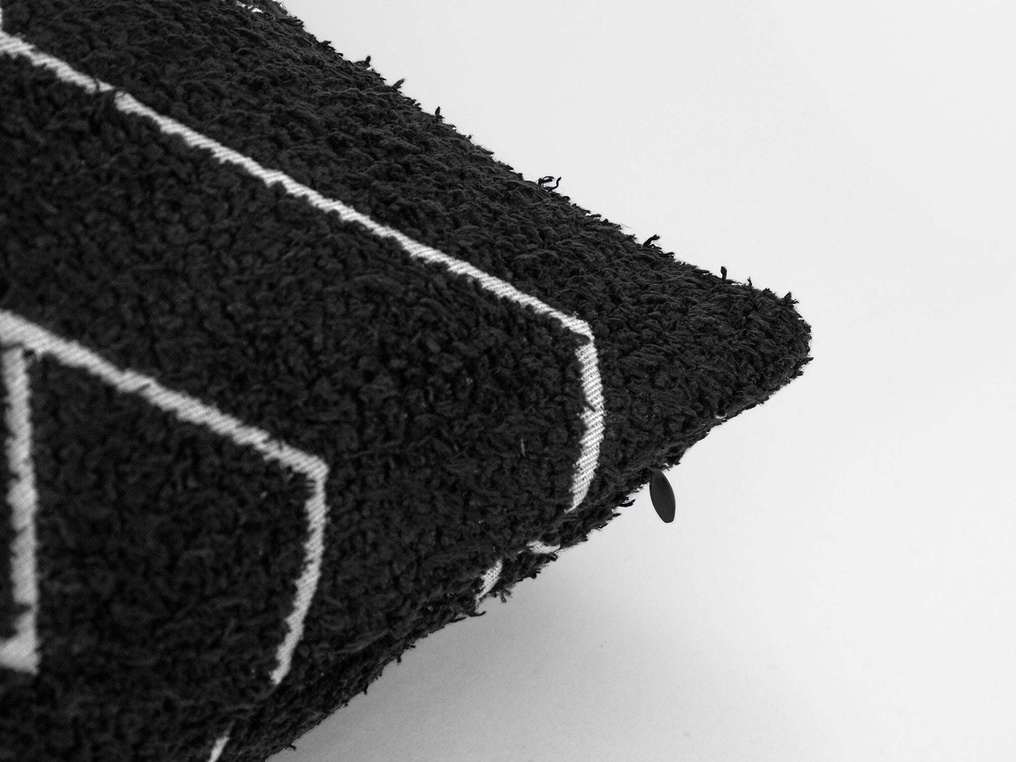 Black and White Geometric Pillow Cover